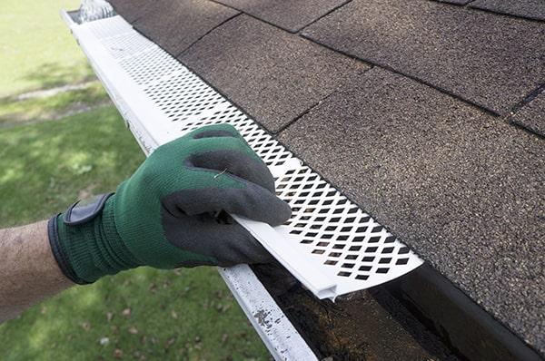 gutter guards can be easily installed by professionals and are designed to fit securely onto your existing gutter system