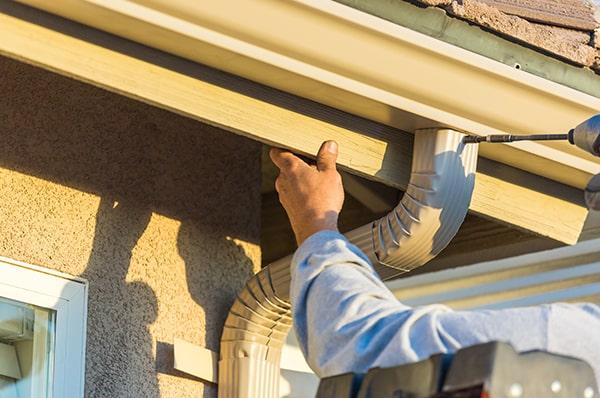 the cost of gutter installation varies depending on the size and type of gutters needed